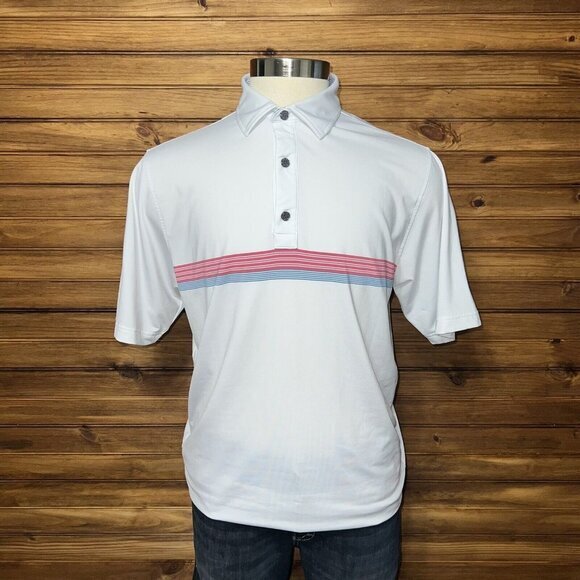 FootJoy Other - Footjoy Performance Golf‎ Polo Shirt Mens Large Size White Moisture Wicking
